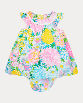 Baby Paloma Bubble Dress, Multi Lilly Garden, large