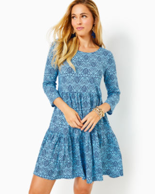 Geanna Cotton Swing Dress Lilly Pulitzer