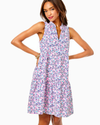 Lilly Pulitzer Novella Swing Dress In Multi Fun Sun Repeat Ditsy