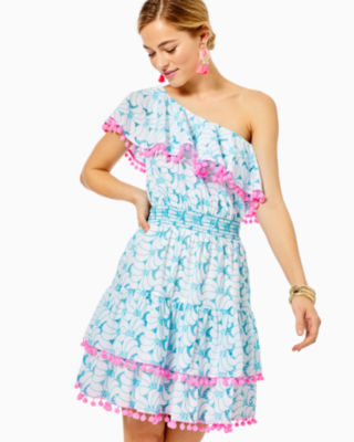 lilly pulitzer one shoulder