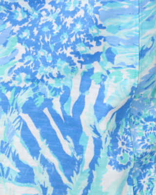 Lilly Pulitzer Gigi Ruffle Tank Top In Blue