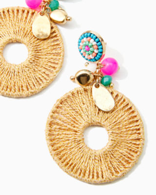 Cabana Cocktail Earrings, Multi, large image 3 - Lilly Pulitzer