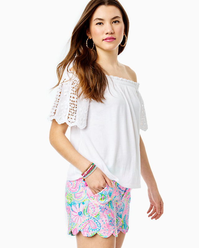 Fayette Off-The-Shoulder Top, , large - Lilly Pulitzer