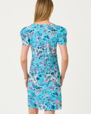 Sac Weekender Lilly Pulitzer Bleu Amalfitaine - Motif Tropical, Bandoulière Détachable, Neuf Avec étiquettes