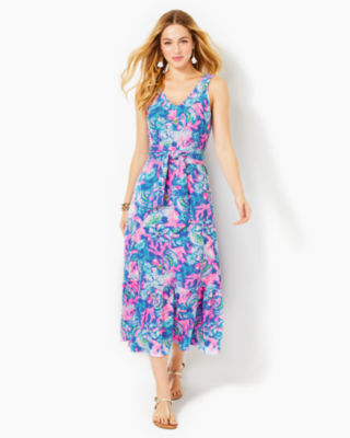 Madsen Midi Dress, , large - Lilly Pulitzer