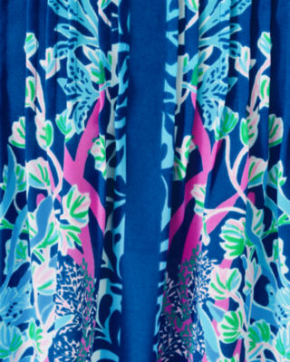 Marilina Tunic Top, Barton Blue Seacret Escape Engineered Tunic, large image 4 - Lilly Pulitzer