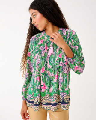 Lilly Pulitzer Marilina Tunic Top In Multi