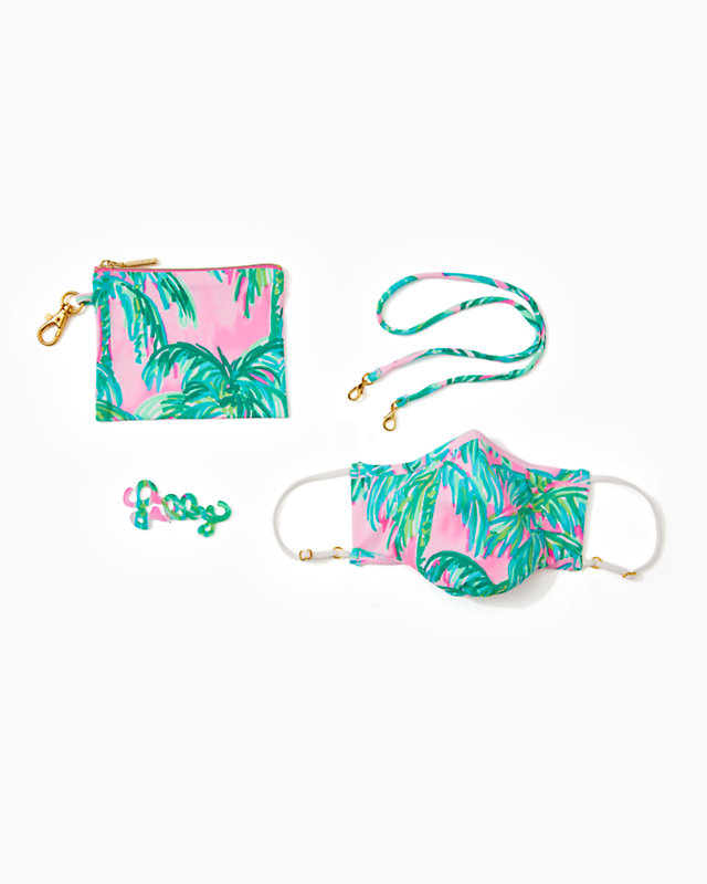 Adult On The Go Mask and Pouch Set, , large - Lilly Pulitzer