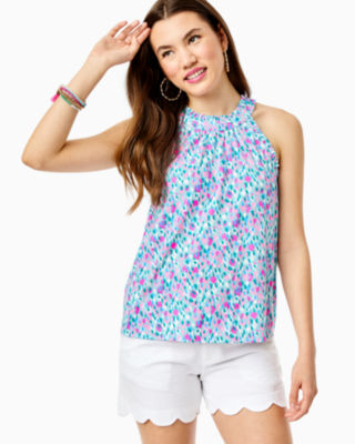 Jerrica Halter Top, , large - Lilly Pulitzer