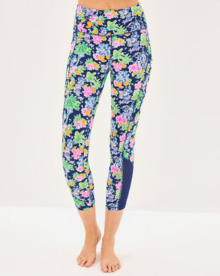 UPF 50+ Luxletic 24" Weekender High Rise Midi Legging, Aegean Navy Lilly Loves Disney, large image 2