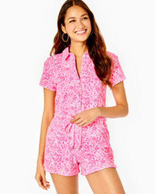 Jorgie Terry Romper, , large - Lilly Pulitzer