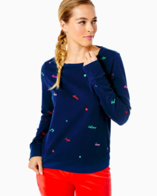 Lilly pulitzer rami graphic sweatshirt new arrivals