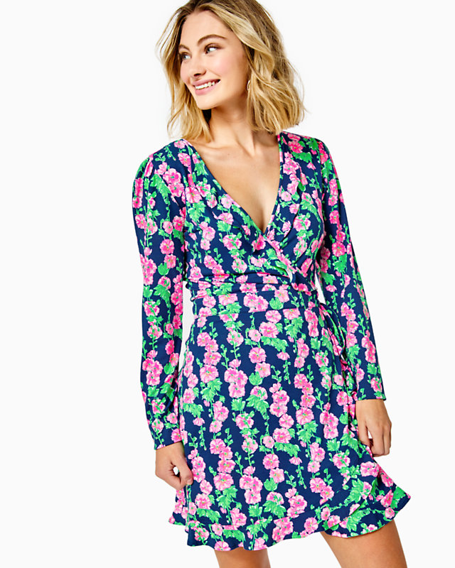 Mirelle Wrap Romper, , large - Lilly Pulitzer