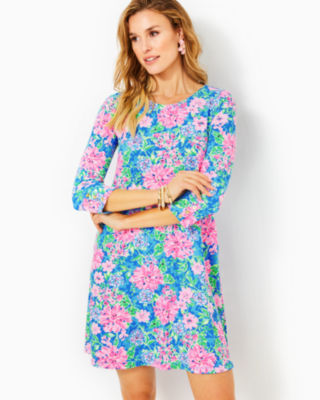 UPF 50+ Solia ChillyLilly Dress, Multi Spring In Your Step, large - Lilly Pulitzer