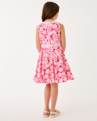 Girls Mini Idala Dress, Coconut Dear Heart, large image 1