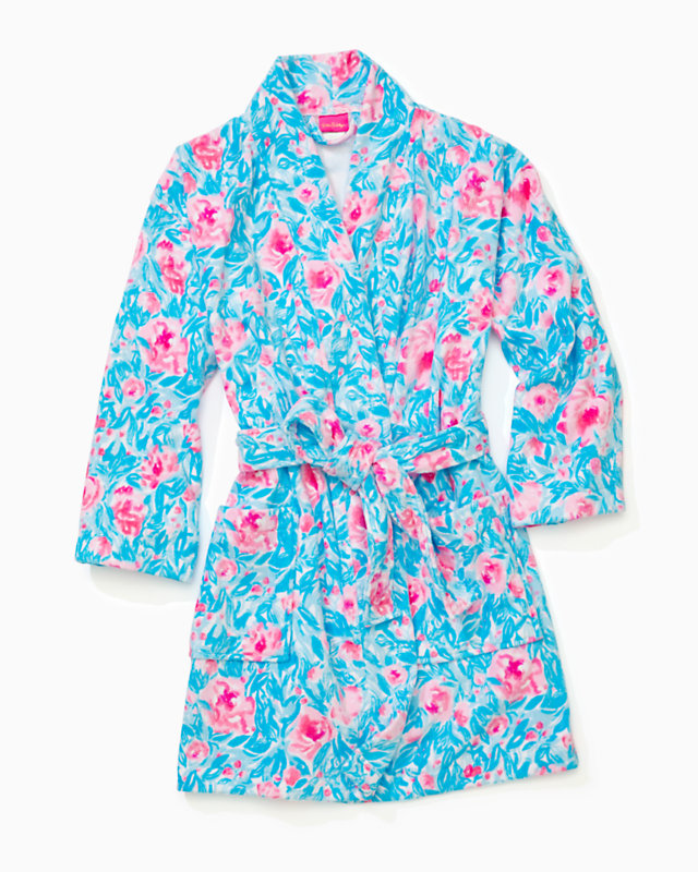 Printed Velour Terry Robe, , large - Lilly Pulitzer