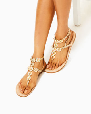 Palermo Leather Sandal, , large - Lilly Pulitzer