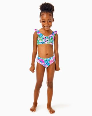 UPF 50+ Girls Mini Kasme Bikini, , large - Lilly Pulitzer