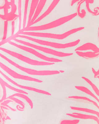 5" Gretchen High Rise Short, Rousseau Pink Glisten In The Sun, large image 4