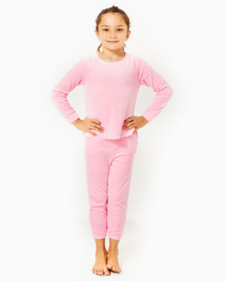 Girls Mini Mallie Velour Pant, , large  - Lilly Pulitzer