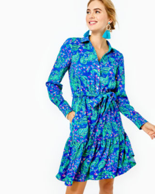 Eilenne Shirtdress, , large - Lilly Pulitzer