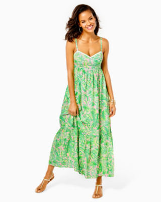 Hiedi Cotton Maxi Dress, , large - Lilly Pulitzer