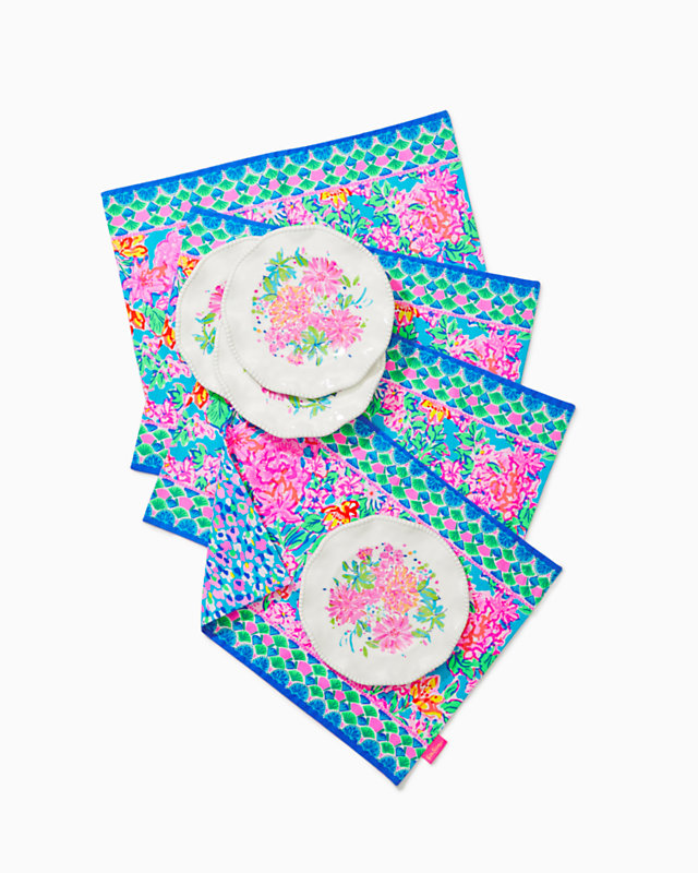 Set of Plates and Placemats, , large - Lilly Pulitzer
