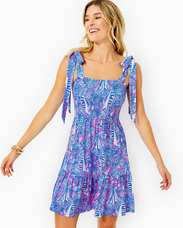 Kailua Smocked Dress, , large - Lilly Pulitzer