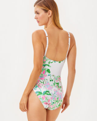 Napili One-Piece Swimsuit, Multi Orchids On The Avenue Engineered One Pie, large image 1