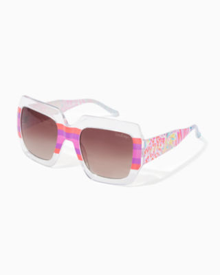 Oversized Square Sunglasses, , large - Lilly Pulitzer