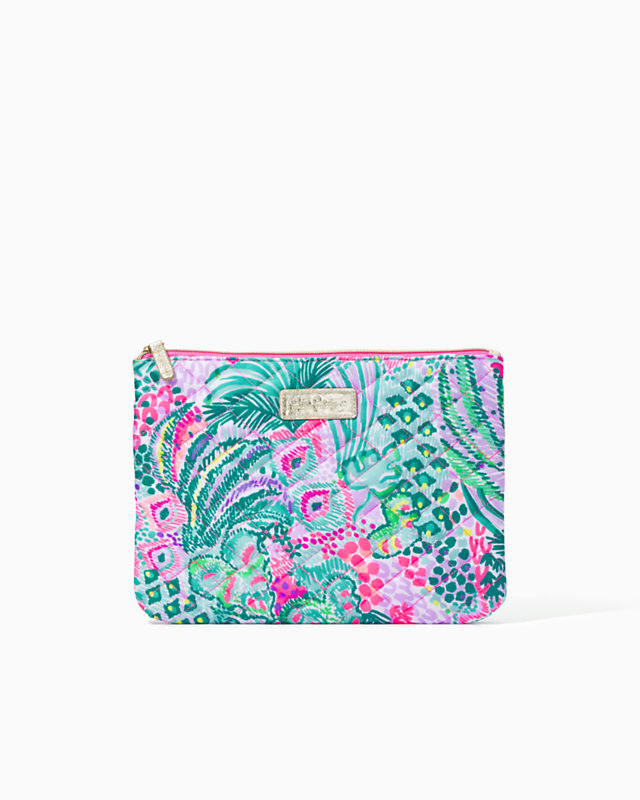 Printed Quilted Pouch, , large - Lilly Pulitzer