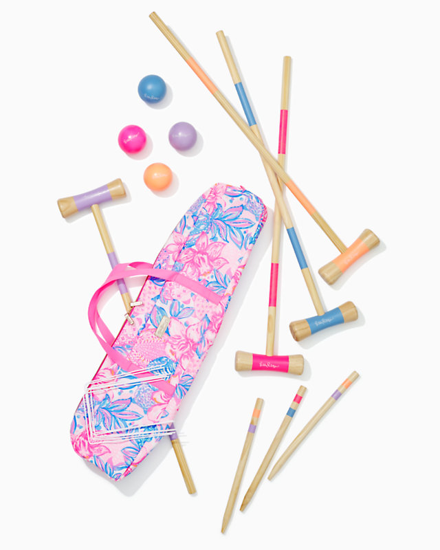 Printed Croquet Set, , large - Lilly Pulitzer
