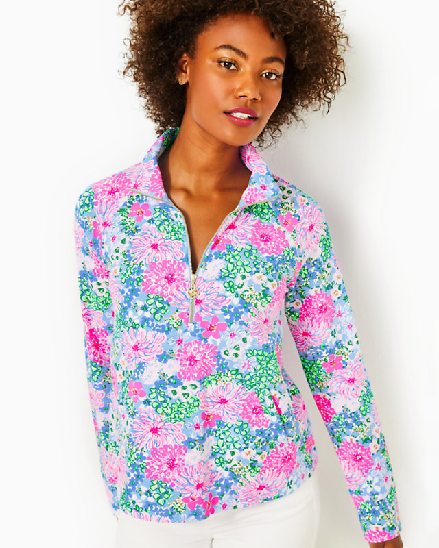 UPF 50+ Melena Popover, Multi Lil Soiree All Day, large - Lilly Pulitzer