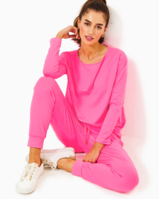 Kelly Knit Pants in Borealis Blue Absolute Purrfection – Pink a Lilly  Pulitzer Signature Store