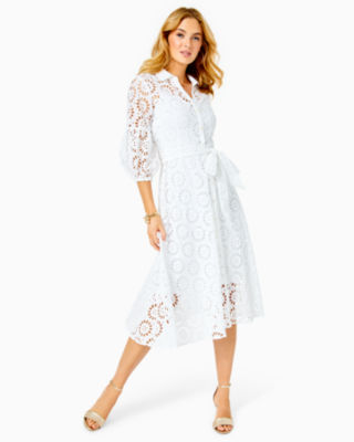 Eyelet shirtdress sales