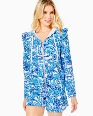 Audrey Zip-Up Jacket, , large - Lilly Pulitzer