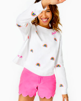 Rainbow Shops Womens Plus Under the Stars Pajama Top and Printed