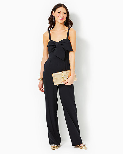 Lilly Pulitzer Kavia Jumpsuit In Onyx