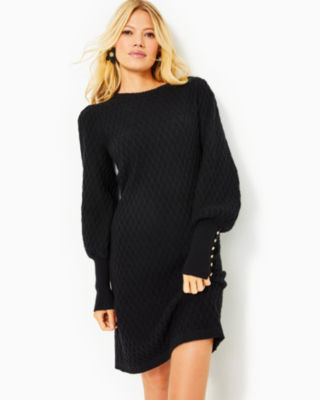 Long-Sleeved Knit Dress With Monogram Band - Women - Ready-to-Wear