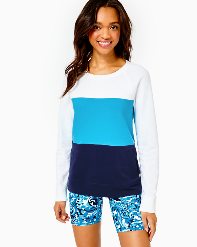 Luxletic Beach Comber Pullover, , large - Lilly Pulitzer