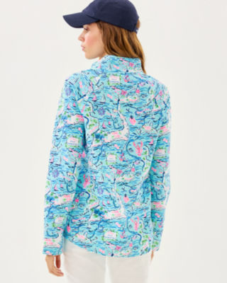 UPF 50+ Skipper Popover, Bali Blue Lilly Loves Cape Cod, large image 1 - Lilly Pulitzer