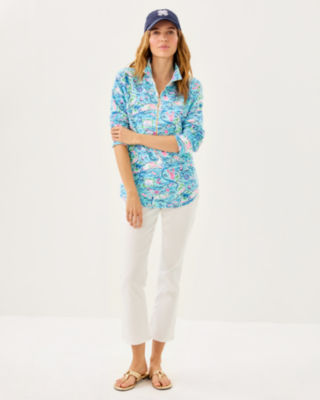 UPF 50+ Skipper Popover, Bali Blue Lilly Loves Cape Cod, large image 3 - Lilly Pulitzer
