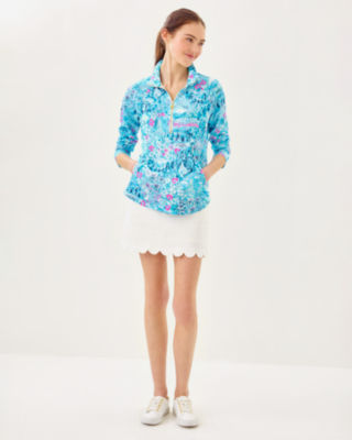 UPF 50+ Skipper Popover, Blue Peri Lilly Loves North Carolina, large image 3 - Lilly Pulitzer
