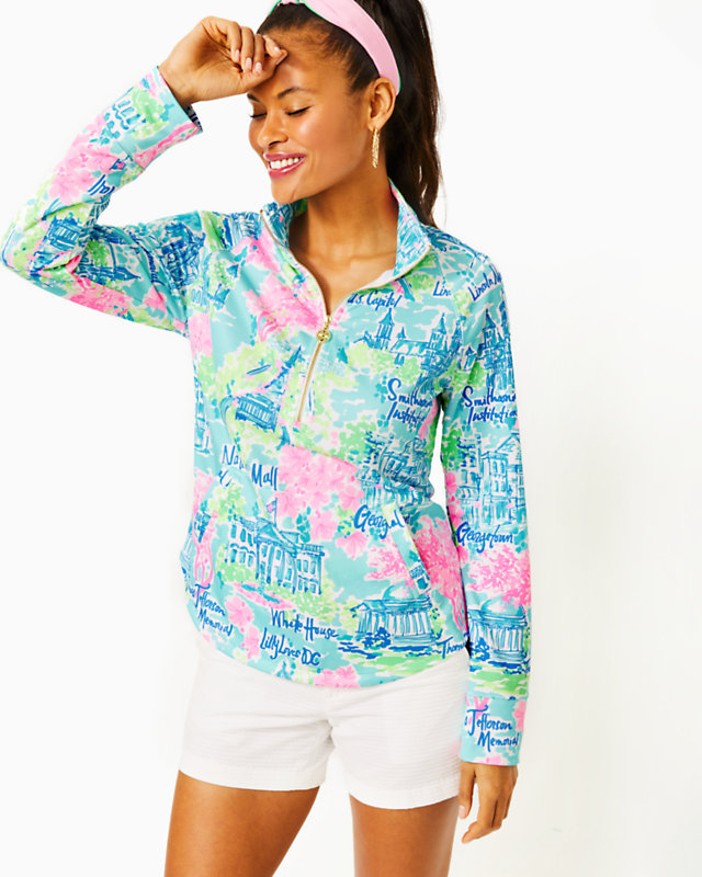UPF 50+ Skipper Popover, Multi Lilly Loves Dc, large - Lilly Pulitzer