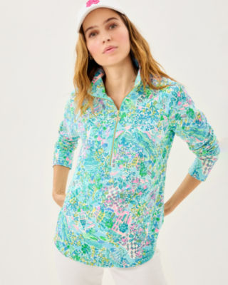 UPF 50+ Skipper Popover, Surf Blue Lilly Loves South Carolina, large