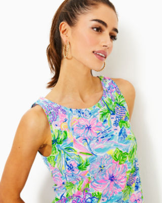 Kristen Swing Dress, Multi Lilly Loves Hawaii, large image 2