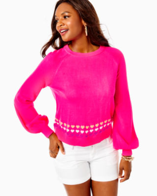 Lilly pulitzer outlet pink sweater