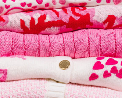 stacked colored sweaters