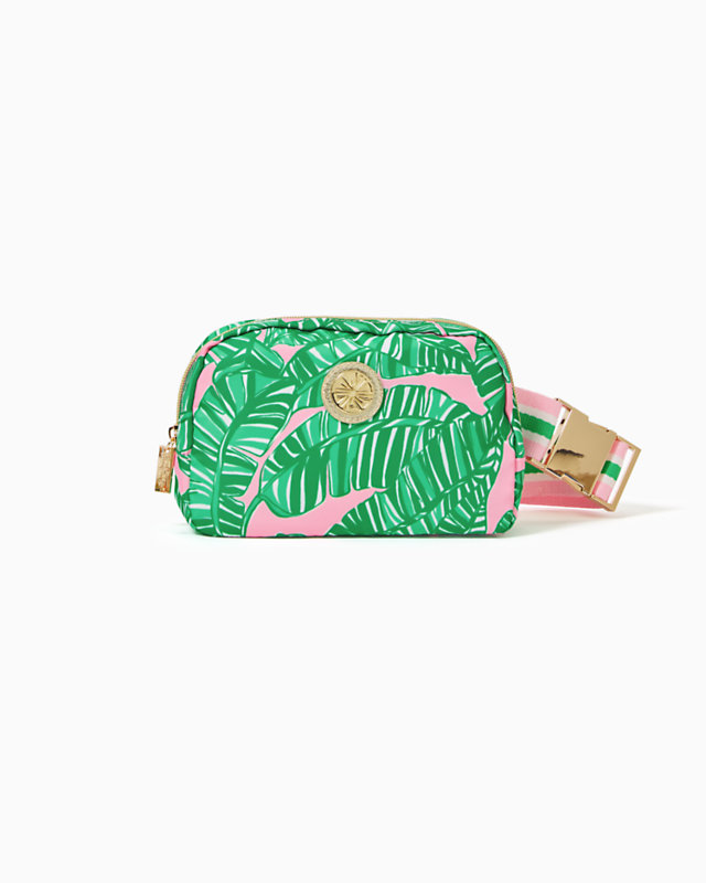 Jeanie Belt Bag, Conch Shell Pink Lets Go Bananas Accessories Small, large - Lilly Pulitzer