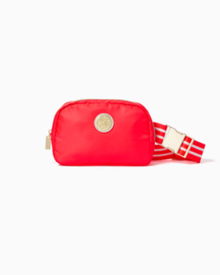 Jeanie Belt Bag, Mizner Red, large - Lilly Pulitzer